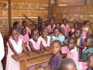 classroom with children