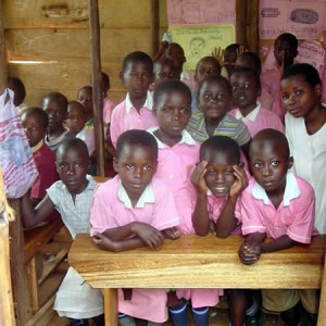 Classroom full of children